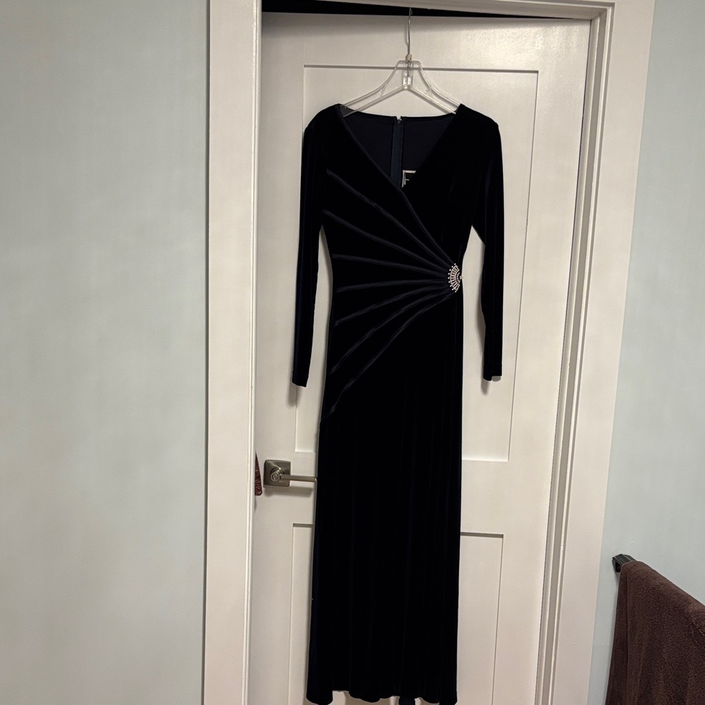 Sophisticated Black Long Sleeve Dress